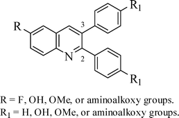 Graphical abstract: Synthesis and antiproliferative evaluation of 2,3-diarylquinoline derivatives