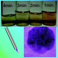 Graphical abstract: Microplasma-chemical synthesis and tunable real-time plasmonic responses of alloyed AuxAg1−x nanoparticles