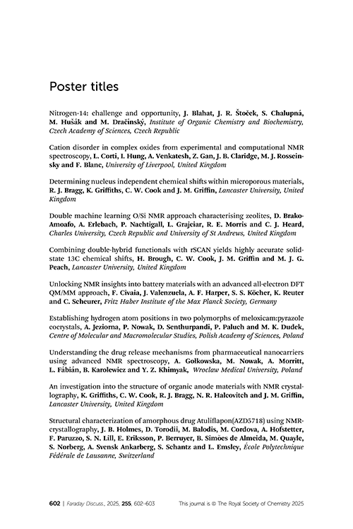 Poster list