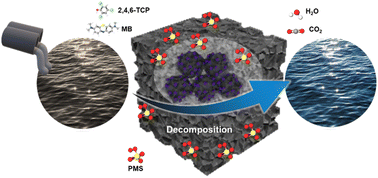 Graphical abstract: Facile fabrication of MOF and natural polymer-derived carbon-aerogels with multiscale porosity for persulfate activation in water treatment